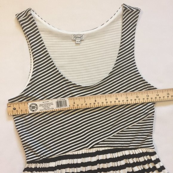 Kismet High-Low/Mullet Striped Sleeveless Dress XS - Picture 9 of 13